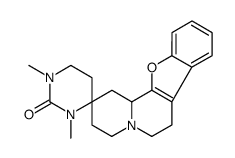 1',3'-dimethylspiro[1,3,4,6,7,12b-hexahydro-[1]benzofuro[2,3-a]quinolizine-2,4'-1,3-diazinane]-2'-one结构式