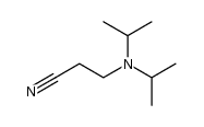 N-(2-cyanoethyl)-N,N-diisopropylamine Structure