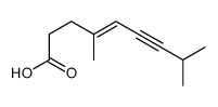 4,8-dimethylnon-4-en-6-ynoic acid结构式