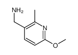 C-(6-Methoxy-2-Methyl-pyridin-3-yl)-Methylamine Structure
