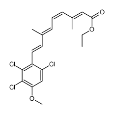 ethyl (2Z,4Z,6Z,8Z)-3,7-dimethyl-9-(2,3,6-trichloro-4-methoxyphenyl)nona-2,4,6,8-tetraenoate Structure