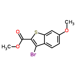 Methyl 3-bromo-6-methoxy-1-benzothiophene-2-carboxylate Structure