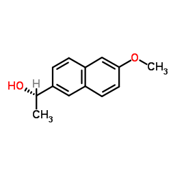 (S)-(-)-1-(6-Methoxy-2-naphthyl)ethanol Structure
