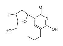 1-[(2R,4S,5R)-4-fluoro-5-(hydroxymethyl)oxolan-2-yl]-5-propylpyrimidine-2,4-dione结构式