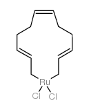 二氯(2,6,10-十二碳三烯-1,12-二基)钌(IV)结构式