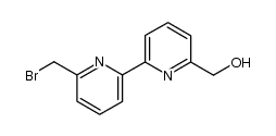 6-(hydroxymethyl)-6'-(bromomethyl)-2,2'-dipyridine Structure