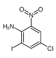 4-氯-2-碘-6-硝基苯胺结构式