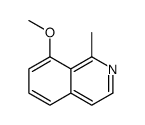 8-甲氧基-1-甲基异喹啉结构式