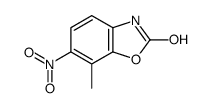 7-methyl-6-nitro-3H-1,3-benzoxazol-2-one Structure