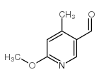 5-formyl-2-methoxy-4-picoline structure