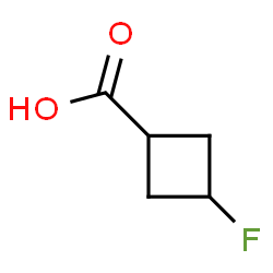 顺-3-氟环丁烷-1-羧酸结构式