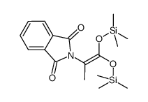 2-(1,1-bis((trimethylsilyl)oxy)prop-1-en-2-yl)isoindoline-1,3-dione结构式