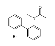 N-(2'-bromobiphenyl-2-yl)-N-methylacetamide结构式
