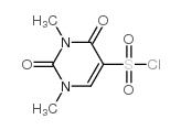 1,3-二甲基-2,4-二氧代-1,2,3,4-四氢嘧啶-5-磺酰氯结构式