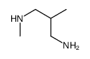 N,2-二甲基-1,3-丙二胺结构式
