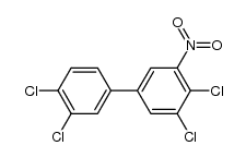 3',4,4',5-tetrachloro-3-nitrobiphenyl Structure