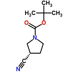 (S)-1-Boc-3-氰基吡咯烷结构式