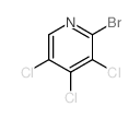 2-Bromo-3,4,5-trichloropyridine Structure