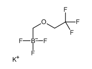 potassium,trifluoro(2,2,2-trifluoroethoxymethyl)boranuide Structure