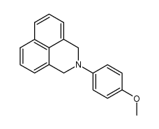 2-(4-methoxyphenyl)-2,3-dihydro-1H-benz[d,e]isoquinoline Structure