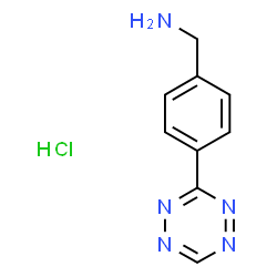 (4-(1,2,4,5-四嗪-3-基)苯基)甲胺 盐酸盐结构式