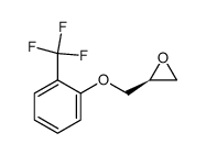 (S)-2-((2-(三氟甲基)苯氧基)甲基)环氧乙烷结构式
