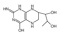 2-amino-4-hydroxy-7-(dihydroxypropyl)-5,6,7,8-tetrahydrobiopterin结构式