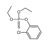 (2-chlorophenoxy)-diethoxy-sulfanylidene-λ5-phosphane结构式