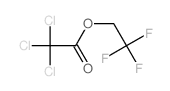 2,2,2-trifluoroethyl 2,2,2-trichloroacetate结构式