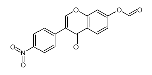 [3-(4-nitrophenyl)-4-oxochromen-7-yl] formate结构式