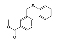 3-[(苯基硫代)甲基]苯甲酸甲酯结构式