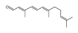 3,7,11-trimethyldodeca-2,4,6,10-tetraenal Structure