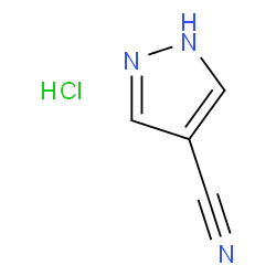 1H-Pyrazole-4-carbonitrile hydrochloride Structure