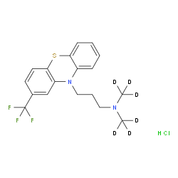 盐酸三氟丙嗪-d6结构式