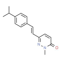 6-(4-ISOPROPYLSTYRYL)-2-METHYL-3(2H)-PYRIDAZINONE Structure