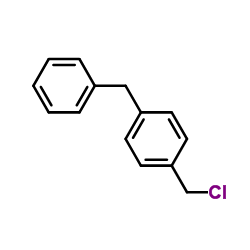 p-(chloromethyl)diphenylmethane Structure