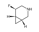 (1R,5R,6S)-5-氟-3-氮杂二环[4.1.0]庚烷结构式