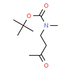 甲基(3-氧代丁基)氨基甲酸叔丁酯结构式