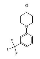 1-[3-(trifluoromethyl)phenyl]-4-piperidinone结构式