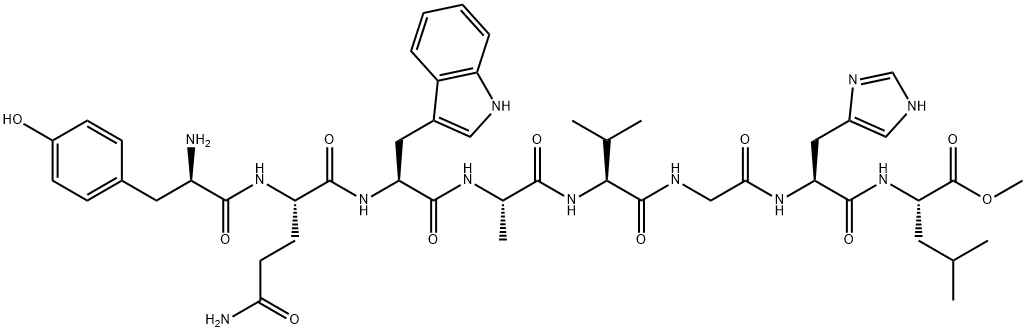 bombesin (6-13), Tyr(6) methyl ester Structure