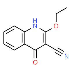 3-Quinolinecarbonitrile,2-ethoxy-1,4-dihydro-4-oxo-(9CI)结构式