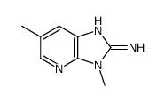 2-AMINO-3,6-DIMETHYLIMIDAZO(4,5-B)PYRIDINE structure