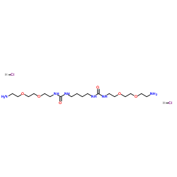 1,1'-(butane-1,4-diyl)bis(3-(2-(2-(2-aminoethoxy)ethoxy)ethyl)urea) Structure