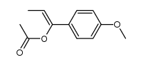 4-methoxypropiophenone enol acetate结构式