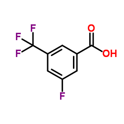 3-氟-5-三氟甲基苯甲酸结构式