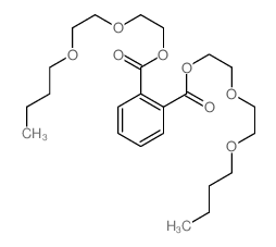 1,2-Benzenedicarboxylicacid, 1,2-bis[2-(2-butoxyethoxy)ethyl] ester structure