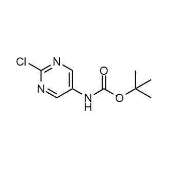 (2-氯嘧啶-5-基)氨基甲酸叔丁酯结构式