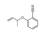 Benzonitrile, 2-[(1-methyl-2-propenyl)oxy]- (9CI) structure