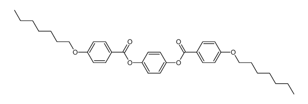 p-PhenyleneBis(p-heptyloxybenzoate)结构式