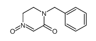 4-benzyl-1-oxido-2,3-dihydropyrazin-1-ium-5-one Structure